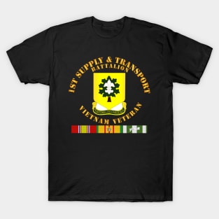 1st Supply and Transport Battalion -  Vietnam Vet  w VN SVC T-Shirt